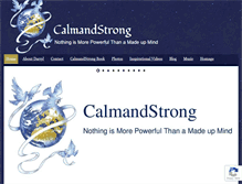 Tablet Screenshot of calmandstrong.net